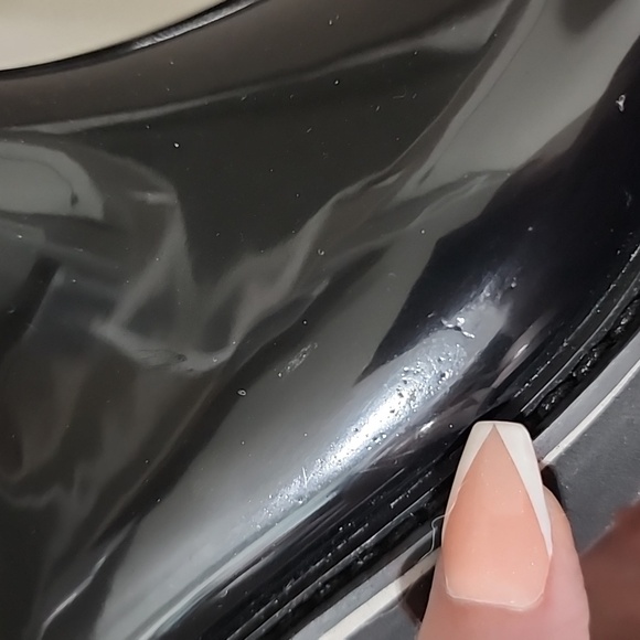 Nine West Hayden PVC black rain bootie womans sz 8 - Picture 6 of 7